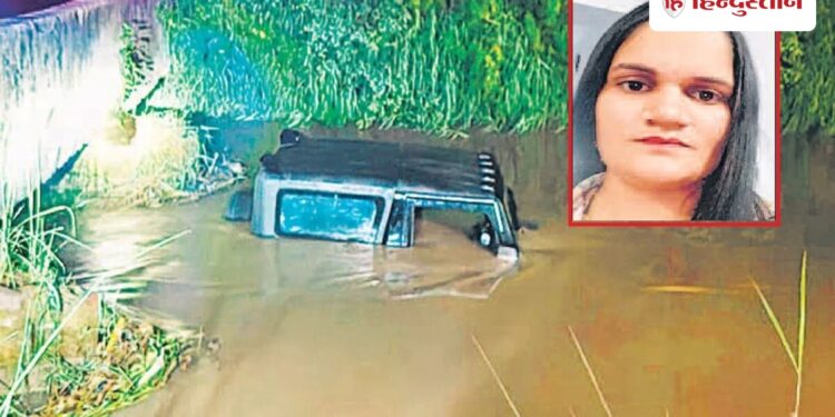 ग्रेटर नोएडा में नहर में गिरी THAR में मिली महिला की लाश; पति ने बताया हादसा; भाई ने बोला यह हत्या, Ncr Hindi News