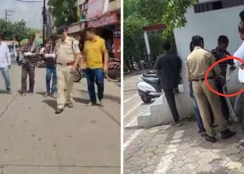 थाने में लंगड़ाए, बाहर निकलते ही उखाड़ फेंका नकली प्लास्टर… इंदौर के वायरल Video से पुलिस पर सवाल