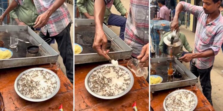 सड़क किनारे चाय पीने वाले सावधान! मक्खियों वाली चीनी का वीडियो देख उड़ जाएंगे होश