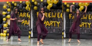 स्टेज पर आते ही छा गई छात्रा, पंजाबी गाने पर दिखाया शानदार भांगड़ा, हर बीट पर दिखा गजब का कॉन्फिडेंस