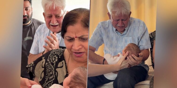 जब भारतीय दादा-दादी ने पहली बार गोद में लिया इंडो-पोलिश पोती को, वायरल हुआ दिल छू लेने वाला वीडियो