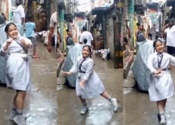 बारिश की बूंदों के बीच बच्ची का बेफिक्र डांस, मासूम अदाओं ने जीता लोगों का दिल