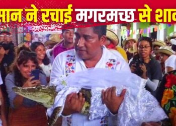 दुल्हन बनी मगरमच्छ, दूल्हा बना शहर का मेयर; वजह जानकर सिर पकड़ लेंगे आप!