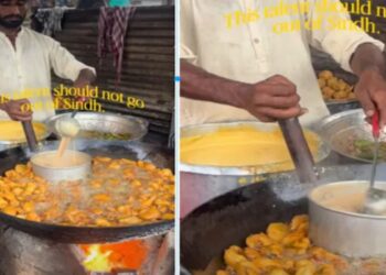 एक कड़ाही में चाय-पकौड़ा बनाता दिखा पाकिस्तानी शख्स, बिना अलग गैस जलाए किया ये कारनामा