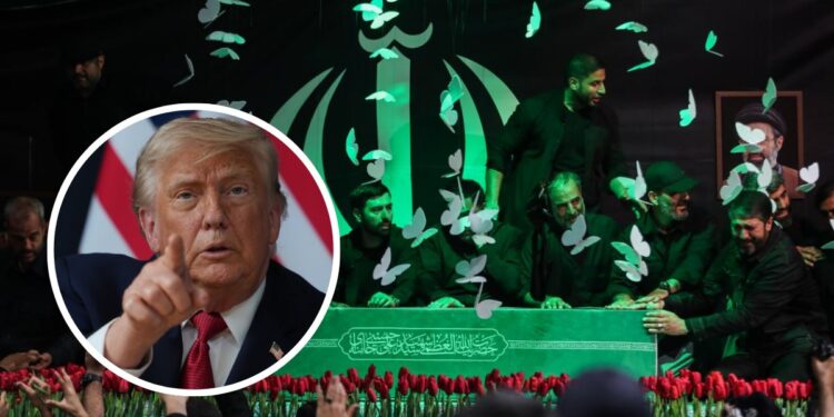 Trump on Khamenei Funeral: ‘चाहता तो वहीं सबको उड़ा देता’, खामेनेई के जनाजे के बीच ट्रंप के खौफनाक दावा | donald trump bizarre statement ayatollah khamenei funeral iran leaders one shot claim