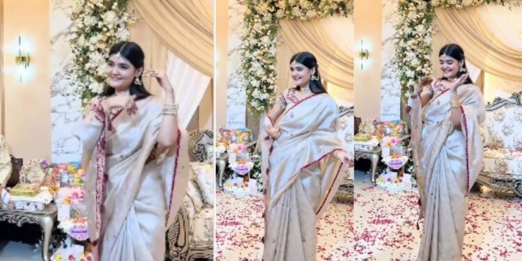 होने वाले पति के लिए लड़की ने किया रोमांटिक डांस, मुस्कान और एक्सप्रेशन ने लूटी महफिल