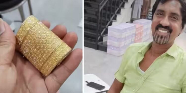 शौक हो तो ऐसा! 7.75 लाख की सोने की चुनौटी लेकर घूमता दिखा शख्स, वीडियो देख चौंक गए लोग