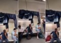 दिल्ली मेट्रो में दिखा गजब का जुगाड़, गीले कपड़े टांगकर बना दी कोच को अपनी कपड़े सुखाने की जगह