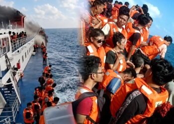 Indonesia Fire: इंडोनेशिया में चलती फेरी बनी आग का गोला, 5 की मौत, 41 लोग अब भी लापता | indonesia ferry fire madura island 5 dead 41 missing all details in hindi
