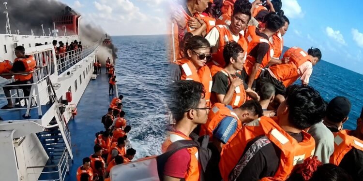 Indonesia Fire: इंडोनेशिया में चलती फेरी बनी आग का गोला, 5 की मौत, 41 लोग अब भी लापता | indonesia ferry fire madura island 5 dead 41 missing all details in hindi