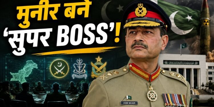 परमाणु बटन अब आसिम मुनीर के हाथ, पाकिस्तान में बदला पूरा सैन्य तंत्र, भारत की सुरक्षा पर कैसे पड़ेगा सीधा असर? | pakistan military reform 2026 asim munir cdf powers india defense impact news hindi