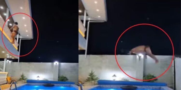 चंद लाइक्स और व्यूज के लिए जिंदगी से खिलवाड़ कर गया बंदा, गलत टाइमिंग के चलते किनारे से टकराया युवक