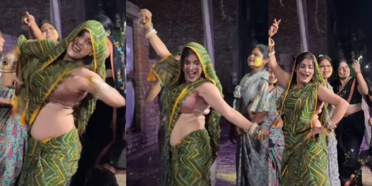 पल्लू से चेहरा ढका, फिर दिखाए गजब एक्सप्रेशन, भाभी के देसी अंदाज ने मचाया तहलका