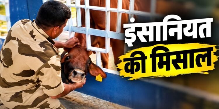 गेट में फंसा बेजुबान का सिर, मसीहा बनकर आया CISF जवान; दिल जीत रहा है रेस्क्यू का यह VIDEO