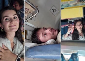 भारतीय ट्रेन में पहली बार बैठी डच महिला, रिएक्शन हुआ वायरल; देखें VIDEO