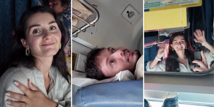 भारतीय ट्रेन में पहली बार बैठी डच महिला, रिएक्शन हुआ वायरल; देखें VIDEO