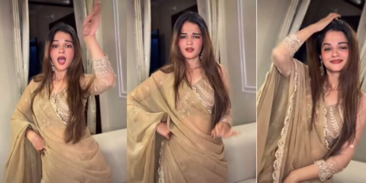 Saree Ke Fall Sa की धुन पर साड़ी में लड़की का डांस मचा रहा धूम, स्टेप्स और एक्सप्रेशन देखकर तारीफ कर रहे यूजर्स