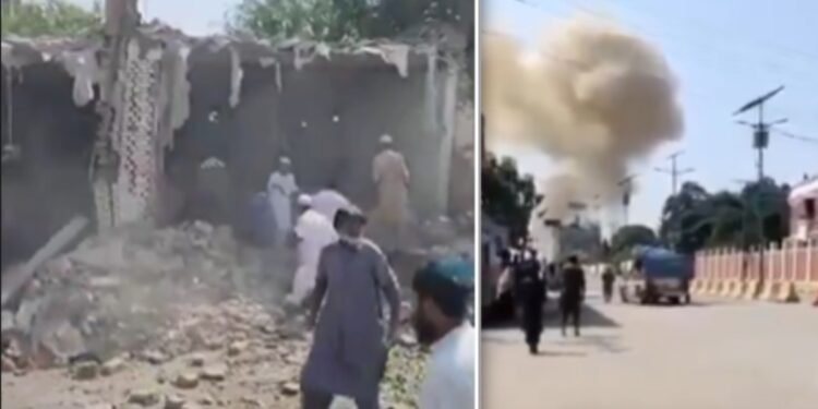 Kohat Mosque Blast: जुमे की नमाज के दौरान मस्जिद के पास धमाका, 16 की मौत, विस्फोटक लदी गाड़ी गेट से टकराई | Kohat Mosque Blast 16 Killed During Friday Namaz in Pakistan Khyber Pakhtunkhwa News Hindi