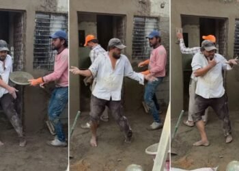 काम छोड़ प्रभु देवा के गाने पर मजदूर ने किया ऐसा धमाकेदार ब्रेक डांस, वीडियो देख पब्लिक बोली- ‘गर्दा उड़ा दिए गुरु’