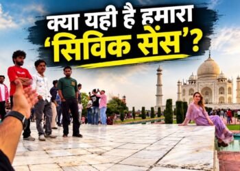 ताजमहल में विदेशी महिला के साथ जो हुआ, वह शर्मनाक है…वायरल वीडियो देख भड़के लोग