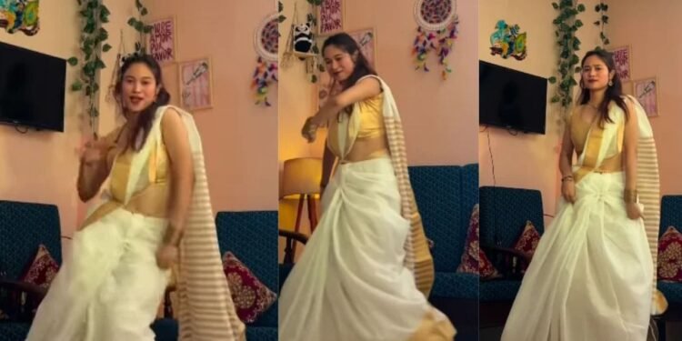 दीदी के डांस में दिखा गजब का कॉन्फिडेंस, साड़ी में लगाए ऐसे ठुमके तो देखते रह गए लोग
