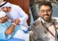 स्मित माछर से मिलने अस्पताल पहुंचे दुबई के क्राउन प्रिंस शेख हमदान, मिलते ही चूमा कैप्टन का माथा | Captain Smit Machchhar Crown Prince Sheikh Hamdan Visits Hero Pilot in Hospital After Terrifying Flydubai Incident