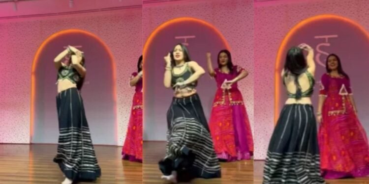 काला घाघरा पहन लड़की ने लगाए ऐसे ठुमके, परफॉर्मेंस देख तारीफ करने लगे यूजर्स