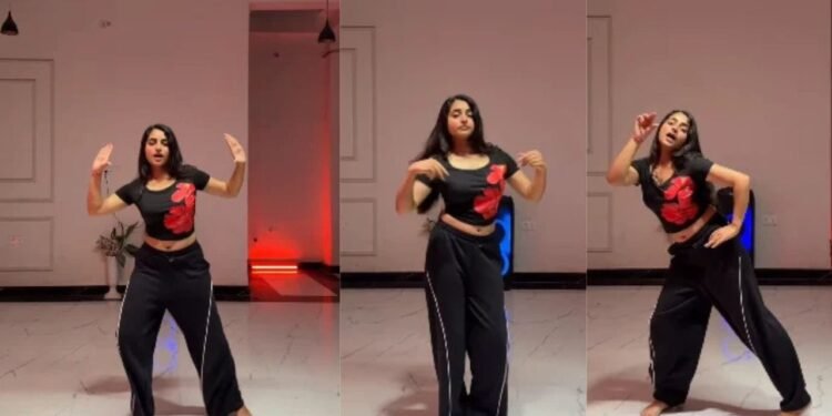 म्यूजिक बजते ही लड़की ने दिखाए जबरदस्त डांस मूव्स, ठुमकों ने लोगों को किया इंप्रेस