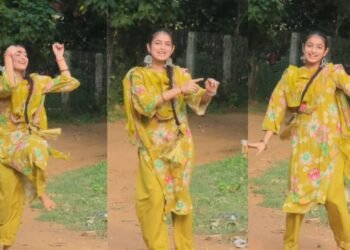 सूट पहनकर Same Time Same Jagha पर लड़की ने लगाए शानदार ठुमके, कॉन्फिडेंस ने खींचा सबका ध्यान