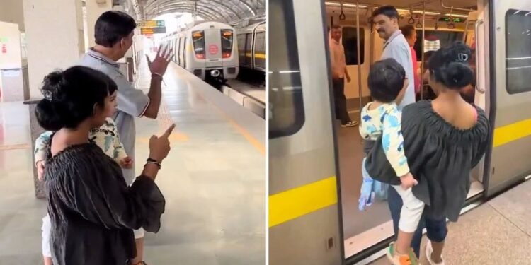 दिल्ली मेट्रो का सबसे खूबसूरत वायरल वीडियो, जिसे देख हर कोई हो रहा है इमोशनल!