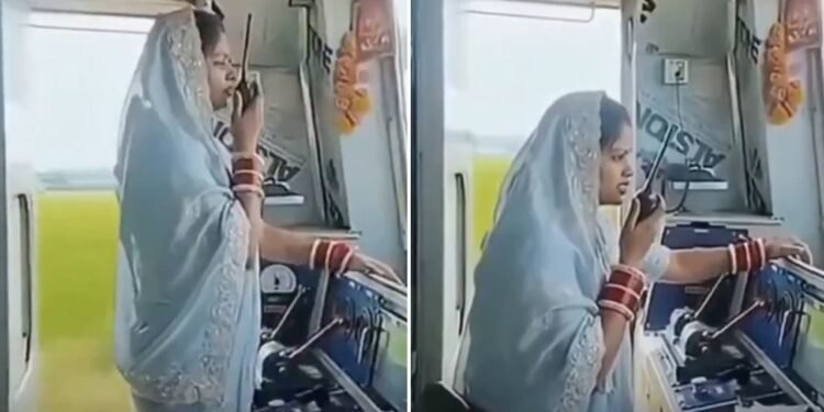 नई-नवेली दुल्हन ने साड़ी और चूड़े में चलाई ट्रेन? जानिए क्या है सोशल मीडिया पर वायरल इस वीडियो का सच