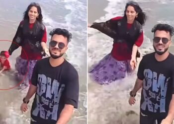 रील बनाने में खोए थे माता-पिता, लहरों में डूब रही थी बच्ची और फिर…शॉकिंग वीडियो वायरल